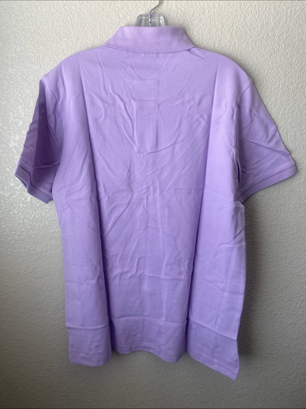 POLO RALPH LAUREN  T SHIRT LIGTH PURPLE 100%. COTTON XLARGE CUSTOM SLIM FIT - Picture 2 of 4